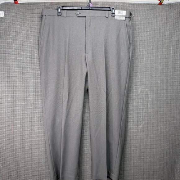Architect Mens Size  W42 X L29 Gray Wrinkle-Free Dress Pants Polyester - Picture 1 of 11